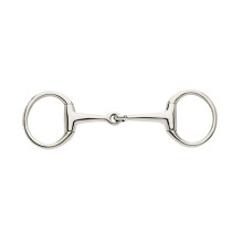 (5.75in, Silver) Lorina Single Jointed Eggbutt Bradoon
