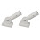 Sturdy Aluminium Flag Pole Bracket 180 Adjustable Wall Holder 2Pcs 1