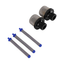2 Stück 288716 Einlasssaug- & Airless-Sprühfilter-Set Edelstahl, wiederverwendbar