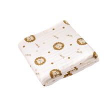 Infant Blanket 4Layer Cotton Bath Towel, Toddler Cotton Blanket, Easy Carry, Gentle On Sensitive Skin