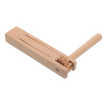 Wooden Hand Clapper with SelfRotation, Portable for Sports and Celebrations