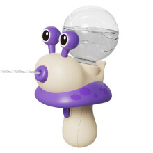 Water Splasher Snailshaped Pool Sprinkler Electric Cartoon Toy for Outdoor Garden Camping Beach Parties Purple Ref: 7668