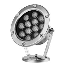 Submersible Pond Light IP68 Waterproof 12W Warm White 3000K For Fish Ponds And Fountains AntiCorrosion 24V