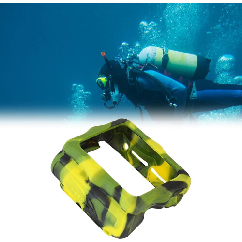Dive Computer Cover Silicone Scuba Diving Watch Protector Waterproof Secure Fit Design 1