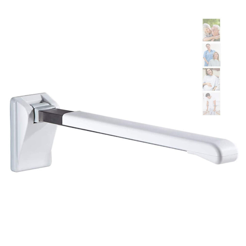 Handicap Grab Bars with 90 Foldable Design, AntiSlip Bathroom Safety Rail for Elderly and Disabled