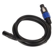 Premium 1.8M XLR Male to Speaker Plug Cable - For Monitors & Subwoofers