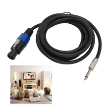 10ft PVC Male to 6.35mm Speaker Extension Cable for Stage Monitors