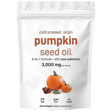 Pumpkin seed oil soft capsule, Pumpkin seed oil and saw palm soft capsule