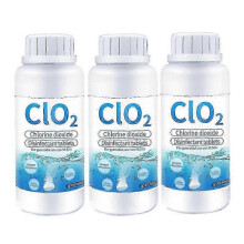 300pcs Food Grade Chlorine Dioxide Effervescent Tablets for Anti-Bacterial Disinfection and Water Purification ClO2 Chemical Treatment
