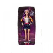 (1-Person Rumi) K-POP Demon Hunter Girl Group Vinyl Dolls LumimiraZoe 11-inch Collectible Toy Set - Purple, Red, Blue Hair, 3-Pack Bundle