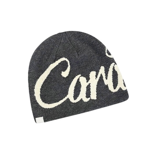 Chapeau d'hiver élastique de chapeau acrylique respirable-Gris