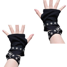 Gothic Arm Covers Elastic Arm Sleeves Unisex Handwear-rivet