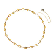 Baroque Waist Chain Carved Jewelry Chain-07 Golden melon seed