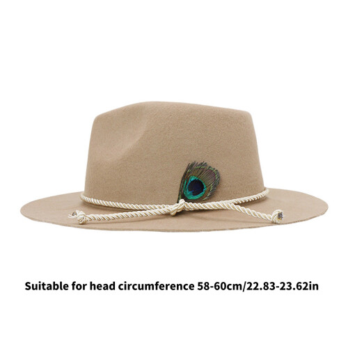Distressed Woolen Top Hat Classical Gentleman Design-CM L 2