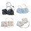 Nylon Lace Arm Sleeves Adjustable Closure For Elegant-White 3