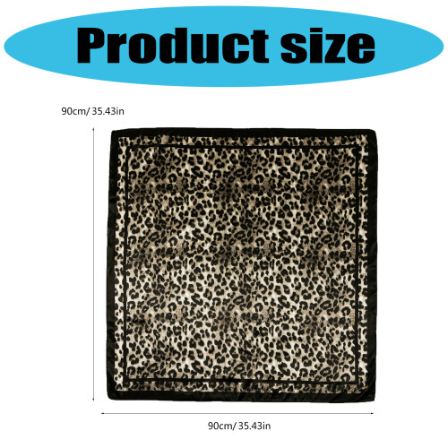 Multipurpose Sunproof Scarf With Stylish Animal Print-Black 2