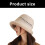Usage chaud mince de climat du polyester 200g de chapeau-Gris 3