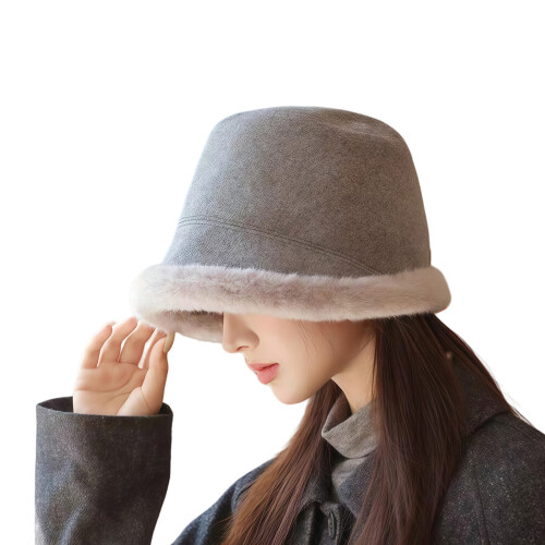 Usage chaud mince de climat du polyester 200g de chapeau-Gris
