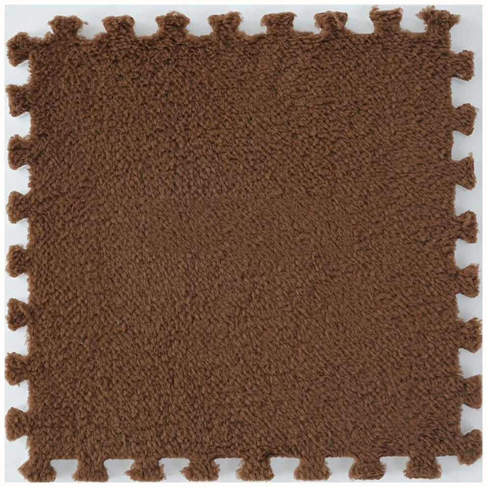 40 Pieces, Soft, Nonslip Climbing Carpets, Fluffy, Plush, Interlocking Carpet Tiles, Plush Puzzle Floor Mat (3) 3 30X30x1cm 9412369324139