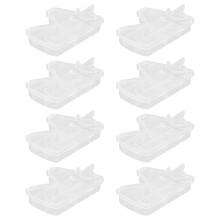 Scatola organizer per materiali per il fai da te, scatole portaoggetti per il fai da te con vassoi rimovibili, contenitore in plastica impilabile,