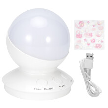 Portable Sound & Light Machine Ocean Projector, LED 7 Colors with Timer Remote for Kids Nursery Bedroom Wedding Holiday Decor