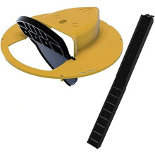 Automatic Mouse Trap Bucket Lid, Easy Setup Multi-Catch Humane Rat Trap for Indoor Outdoor, Reusable with Natural Food Attraction, Auto Reset Design C