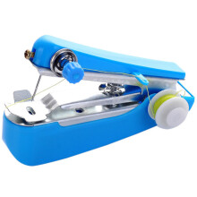 Handheld Sewing Machine for On-The-Go Repairs, Portable Design Mini Sewing Machine with Manual Operation, Compact Lightweight Stitching Tool for Home