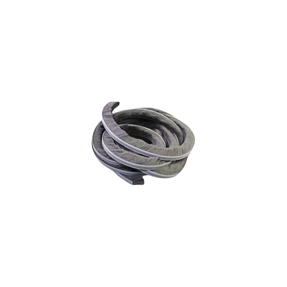 Door Insulation Strip With Brush Pile, Self Adhesive Weatherstrip For Soundproofing And Draft Proofing, Windproof And Dustproof Seal Tape For Windows, 9148971678475