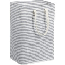 Gray Laundry Organizer, Portable Extension Handle Basket, Collapsible Waterproof Clothes Hamper with Reinforced Handles for Easy Laundry Management