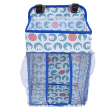 Polar Bear Hanging Baby Diaper Caddy Organizer, Multi-pockets Design Facilitates Efficient Storage, Non-slip Wear-resistant Cotton Fabric For Safe And