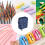 Secure Zipper Closure Organizer for Creative Minds, Multi-Purpose Use with Waterproof Material, Portable Design & Hand Strap, Ample Storage Space 5