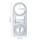 Flexible geometric drawing template ruler for sketching and measuring, small size. 4