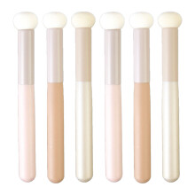 Houbičky na oční stíny pro make-up, kulatý štětec s houbovou hlavicí na krycí make-up pro bezchybné roztírání, měkký a nadýchaný
