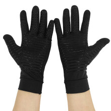 Kompressionshandschuhe zur Linderung von Arthritis und Karpaltunnelsyndrom, kupferimprägniertes Nylon, vollständige Fingerabdeckung mit