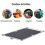 Portable Power Source, High Efficiency Mini Solar Panel For Outdoor Activities And Electronics Charging 5