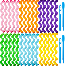 Rouleaux magiques pour cheveux mi-longs, réutilisables et légers, sans chaleur, en matériau doux et résistant, solution de coiffage sans abîmer