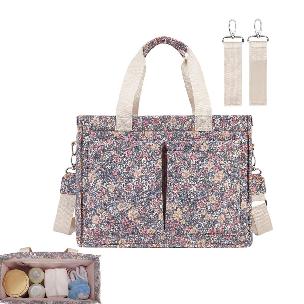 Pram Organiser, Stroller Storage Bag, Nappy Caddy Organiser, Lightweight Changing Bag