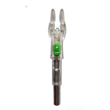 Shock Proof Luminous Nock For Arrows Size 4 2/5 2mm Auto Light Activation Green