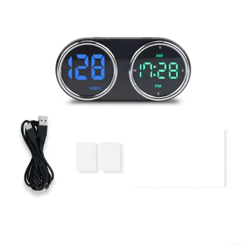 Gps Speedometer Car Head Up Display With Overspeed Alarm 7Color Led For Km/H Mph 9365049061537