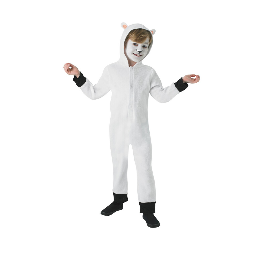 Photos - Fancy Dress  Bristol Novelty Childrens/Kids Sheep Costume(7- 8 years, White)