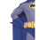 Batman (L, Blue/Grey) Batman Mens Logo Costume 3