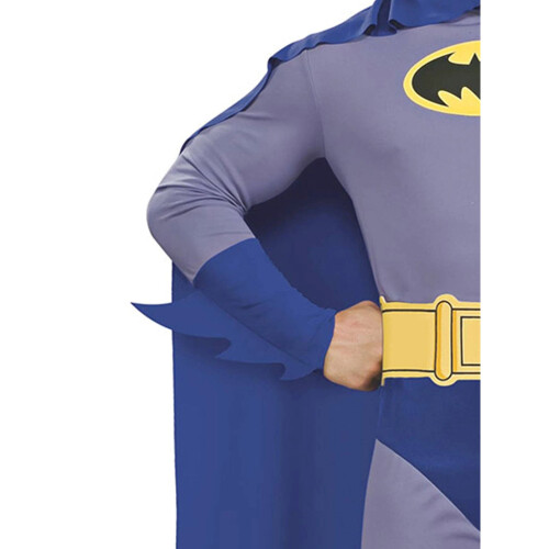 Batman (S, Blue/Grey) Batman Mens Logo Costume 2
