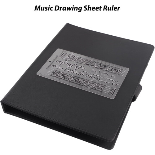Composer template, music staff drawing ruler, ideal for music creation, practical 2