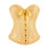 Comfortable Waist Shaping Corset Breathable Elastic-Gold M 1