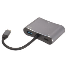 VGA 4K HD Docking Station with Type C to USB3.0 and 87W Fast PD