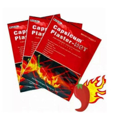 (24pcs) 40PCS Capsicum Plaster Hot Pain Relieving Patch Muscle Strain Pain Back Pain