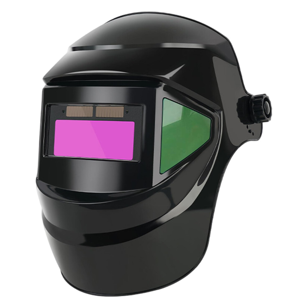 Auto Darkening Welding Helmet Solar Powered Lcd True Color Display 180Degree Flip Heatresistant Breathable Adjustable 9426802385779