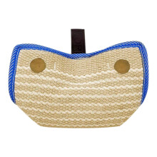 Jute Dog Training Bite Pillow with Handle for Medium Dogs, Professional Tug Toy for Strengthening Bite Grip and Advanced Training
