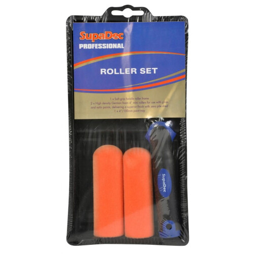 SupaDec Foam Paint Roller Set