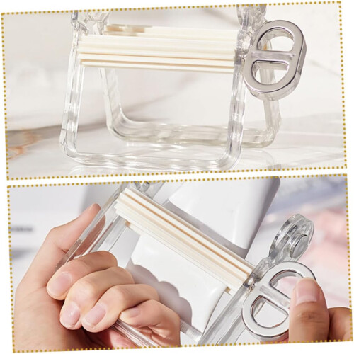 Toothpaste Tube Squeezer  
Stable Tube Press for Bathroom  
Versatile Squeezer for Toothpaste and Hand Cream  
Practical Household Application 1